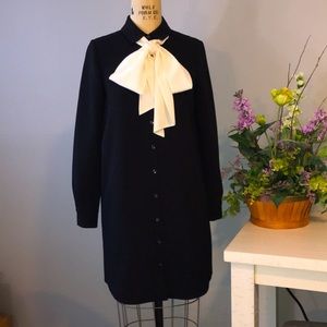 kate spade crepe shirt dress